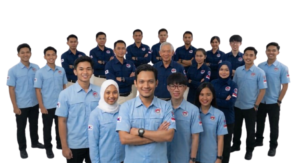 Suasana belajar di ruang kelas LKP Kimchi Cianjur